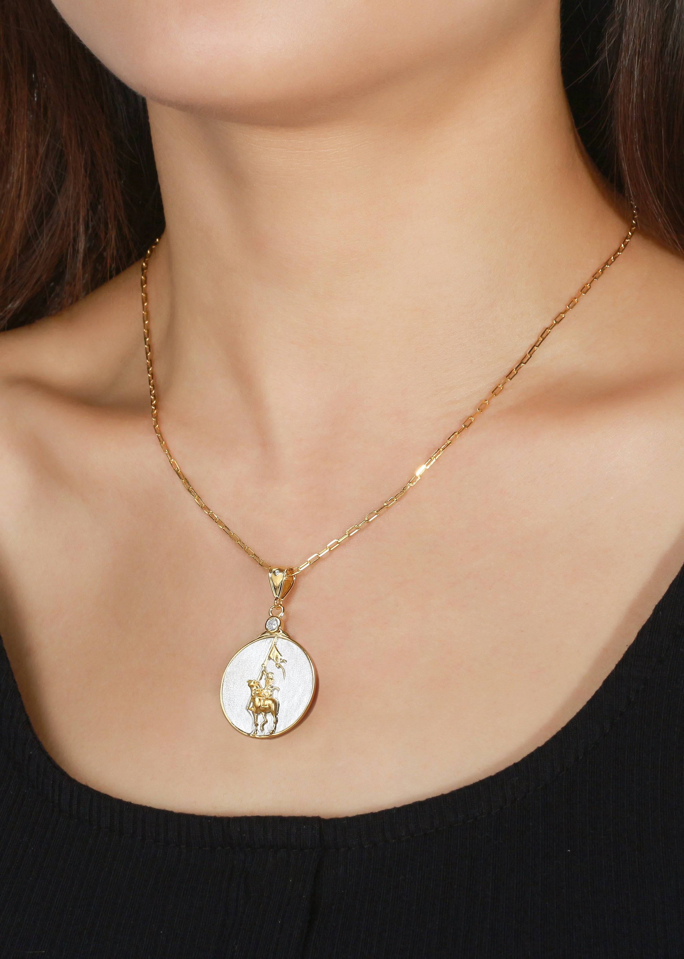 Saints Joan of Arc March Pendant Necklace | Everwild Designs