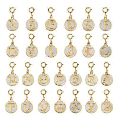 Saints Dainty Fancy C Initial Clip on Pendant