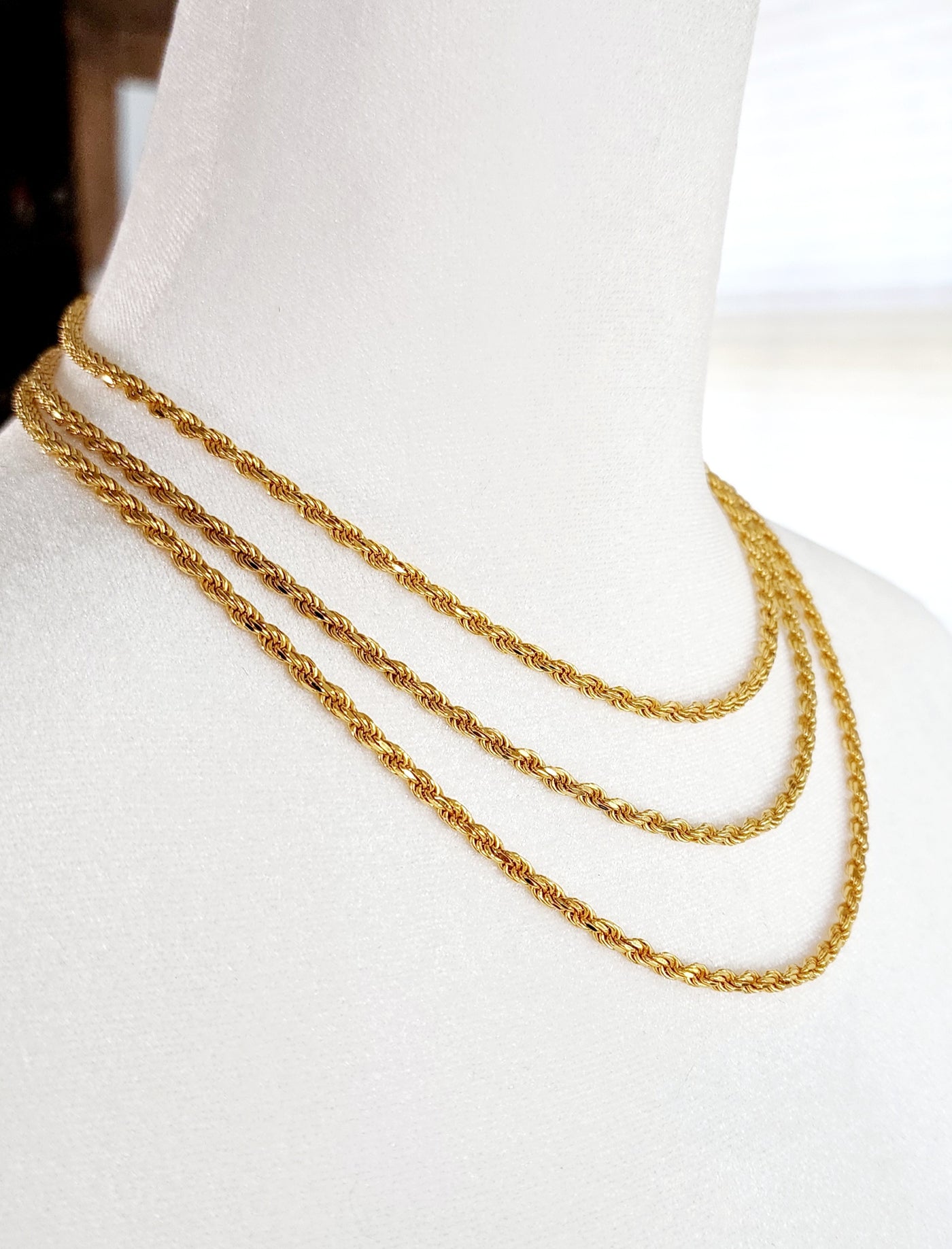 Everwild Diamond Cut Rope Chain Gold