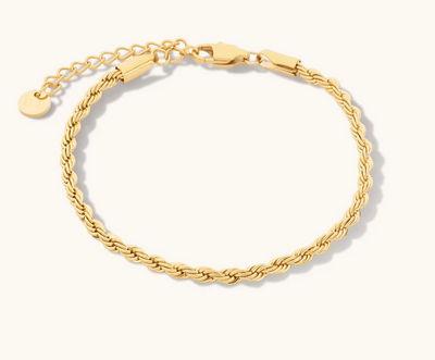 Bracelet Rope Chain Gold