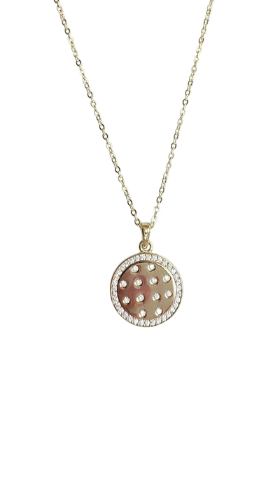 Pickleball Disco Ball Necklace