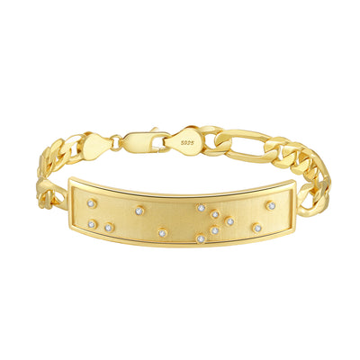 Touchstone HE>i ID Link Bracelet in Gold