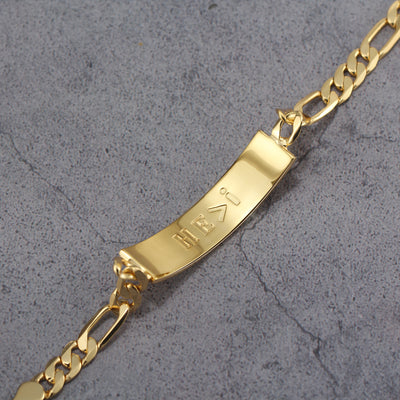 Touchstone HE>i ID Link Bracelet in Gold