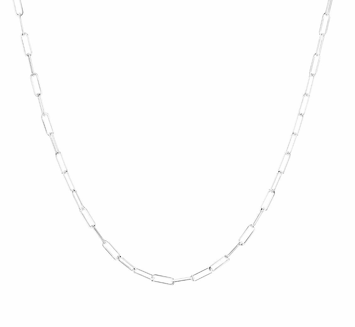 Everwild Clip Link Necklace 16" Silver