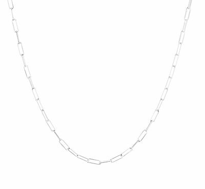 Everwild Clip Link Necklace 18" Silver