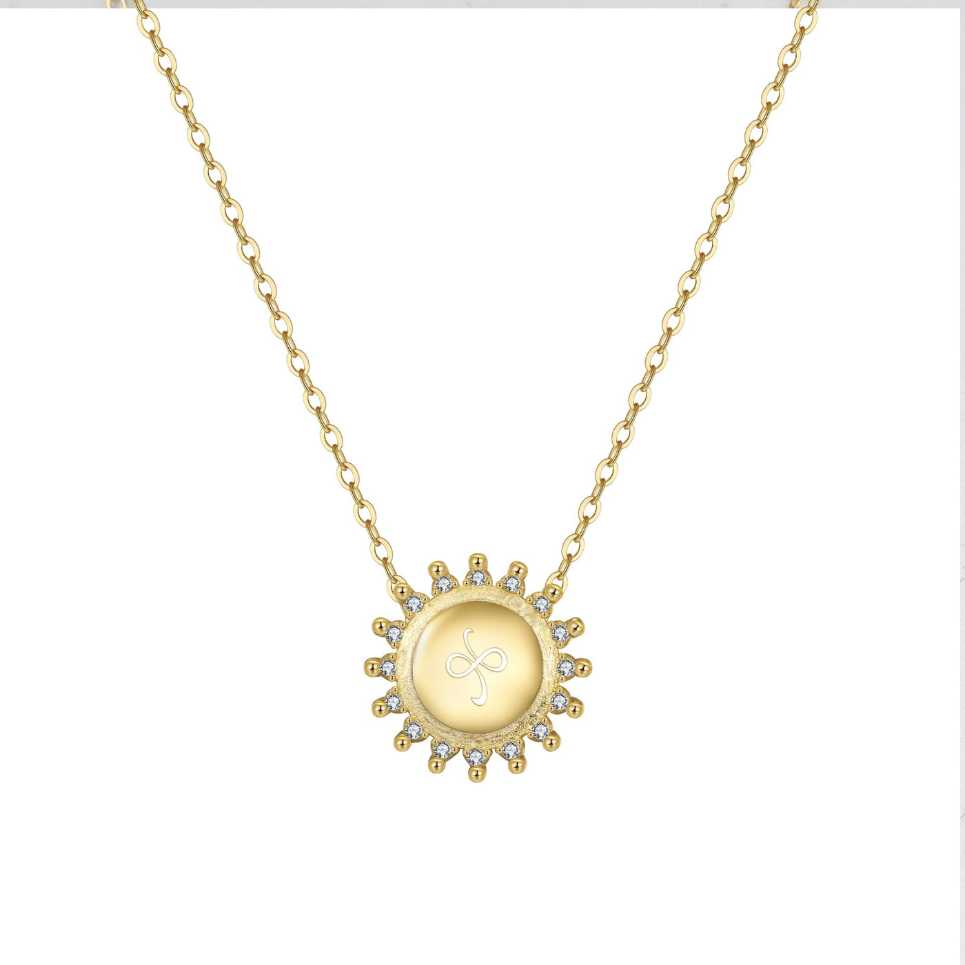 The Friendship Necklace Gold Sunburst