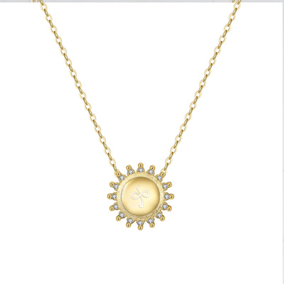 The Friendship Necklace Gold Sunburst