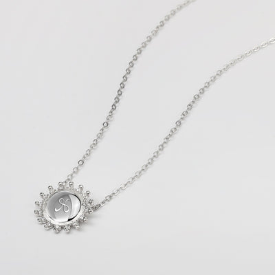 Friendship Bond Necklace in Silver