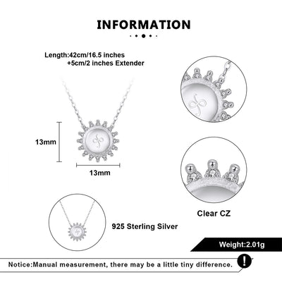 Friendship Bond Necklace in Silver