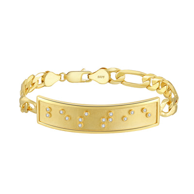 Touchstone Bestie ID Link Bracelet in Gold