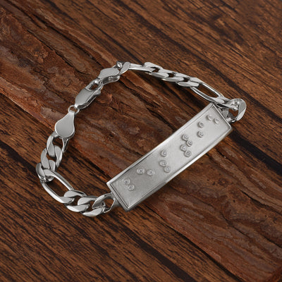 Touchstone Bestie ID Link Bracelet in Silver