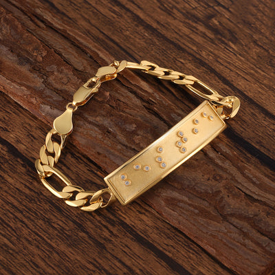 Touchstone Bestie ID Link Bracelet in Gold