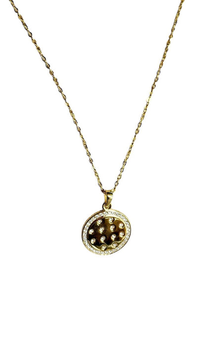 Pickleball Disco Ball Necklace