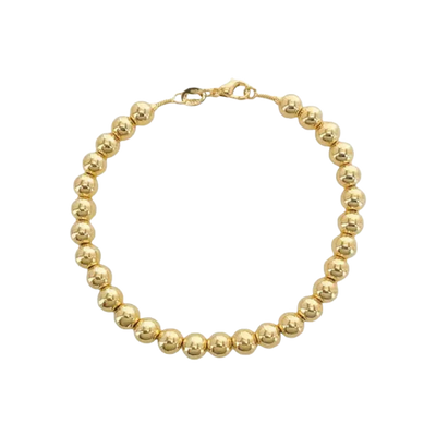 X Bracelet Sphere Gold-filled Ball Bead