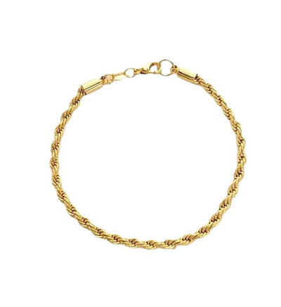 X Bracelet Rope Chain Gold-filled