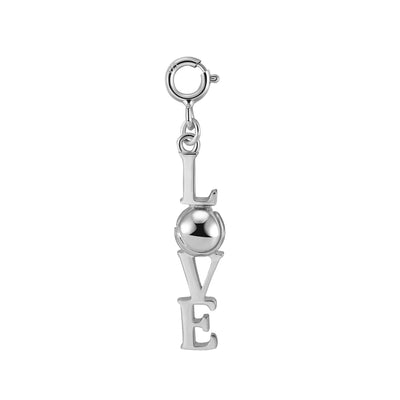 LoveMatch LOVE Tennis Charm Silver - Everwild Designs