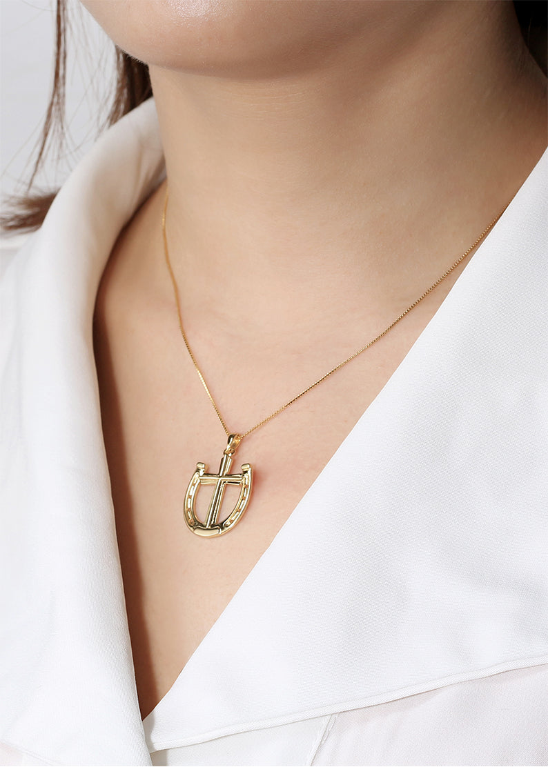 horse jewelry prayer necklace
