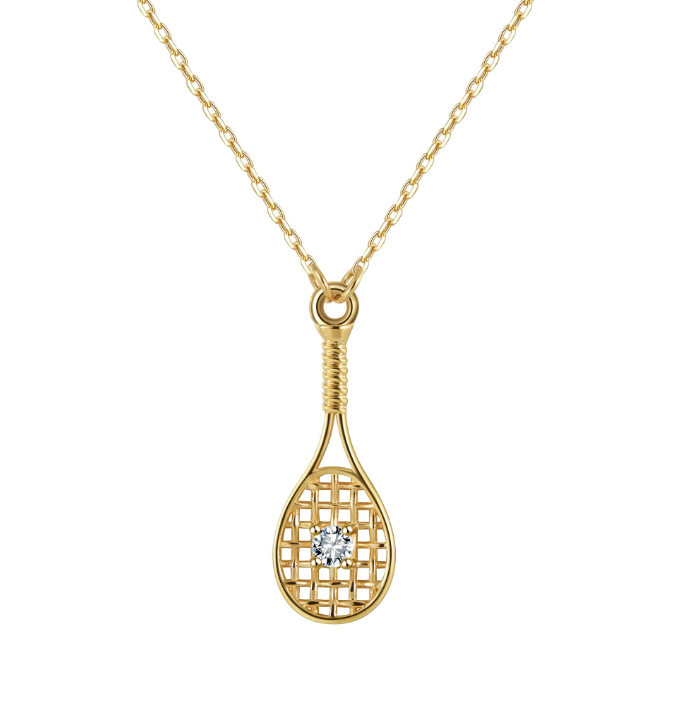 solid gold tennis necklace diamond