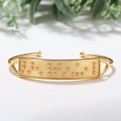 Touchstone FEARLESS Gold Cuff